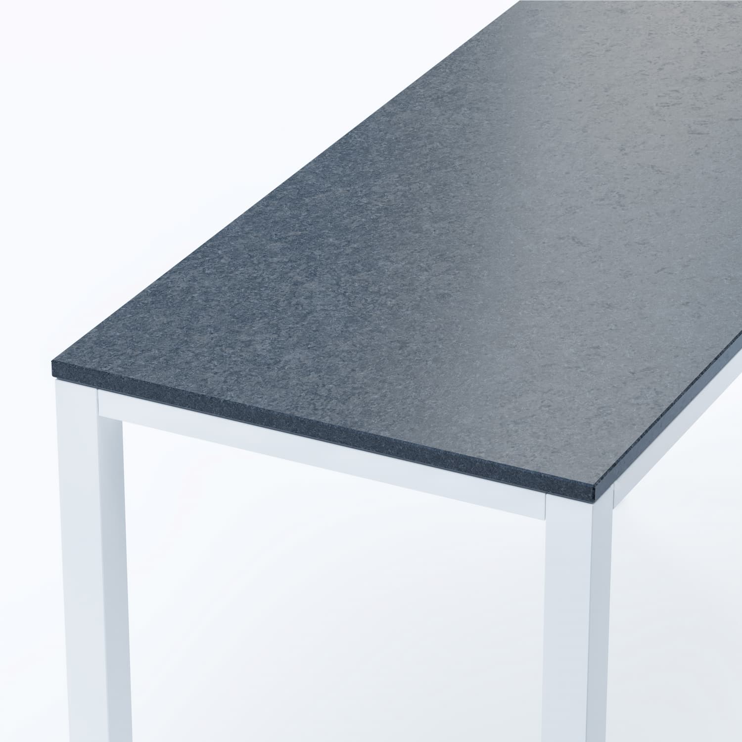 benzine informeel Glad Tafelblad Graniet Steel Grey (grijs, gezoet) - Steenbok Natuursteen