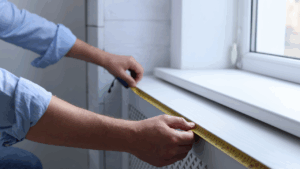 hoe meet ik een vensterbank op