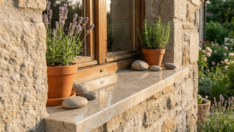 welke vensterbank is geschikt voor buitengebruik?